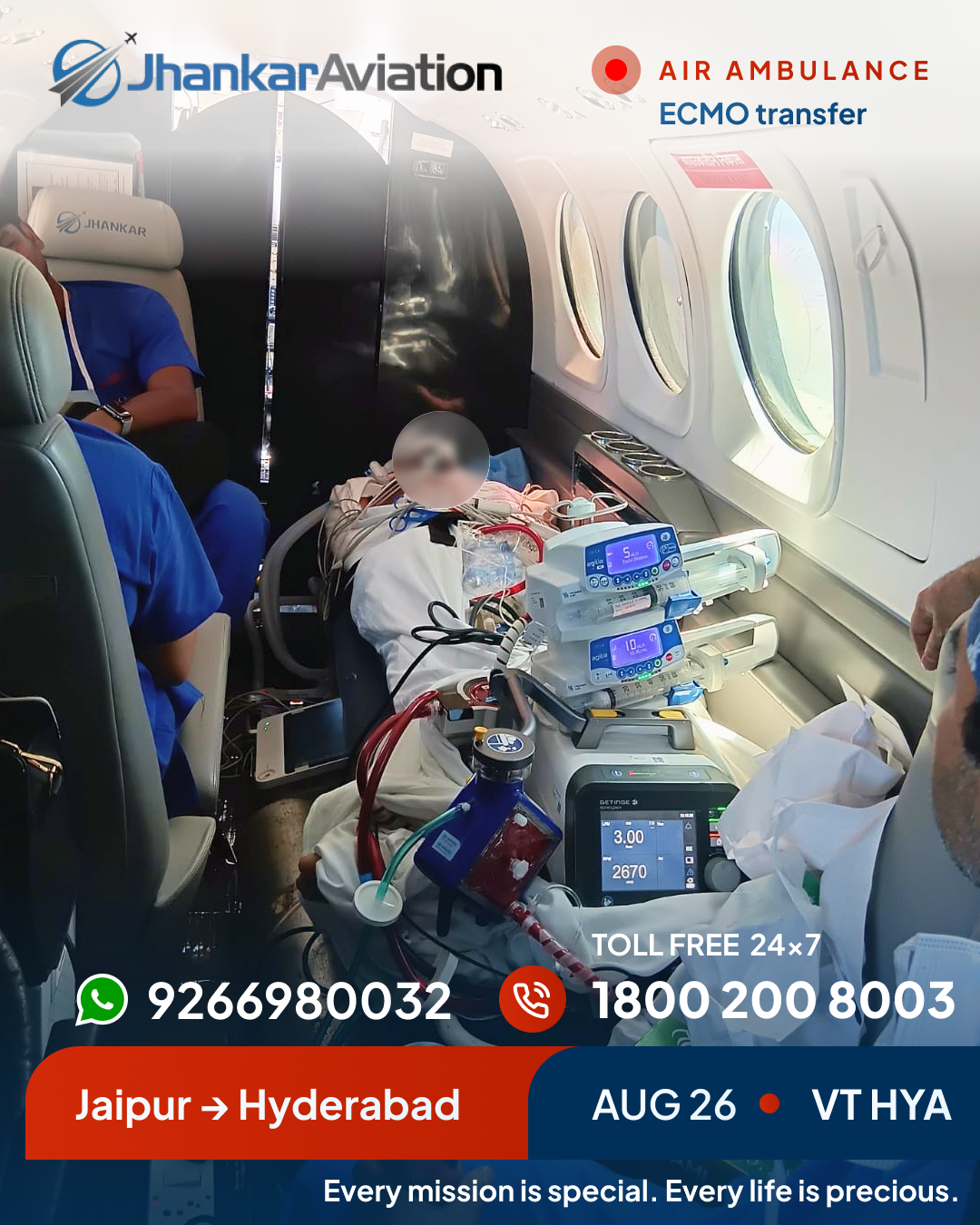 Jaipur to Hyderabad