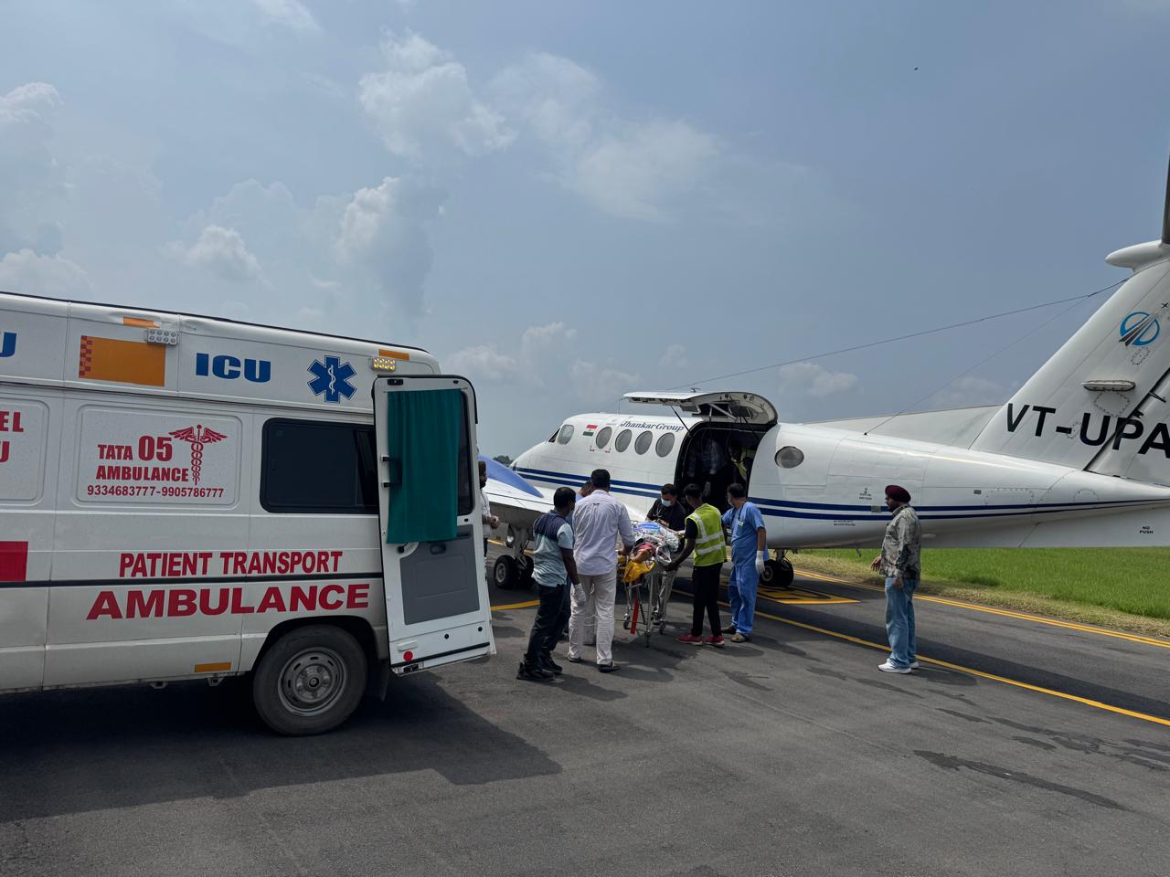 Successfully Airlifted a patient 